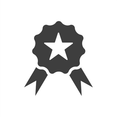 first place icon on a white background, medal, award. EPS10のイラスト素材