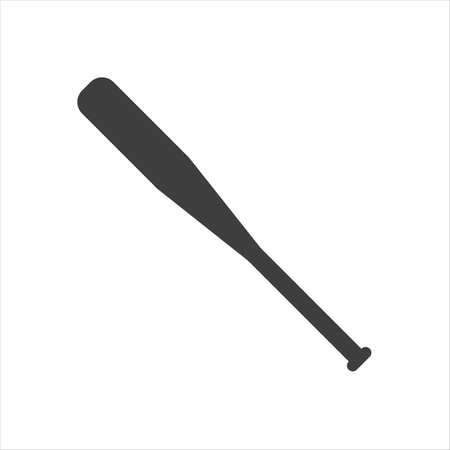 Baseball Bat isolated on a white background. Sports equipment. Vector illustrationのイラスト素材