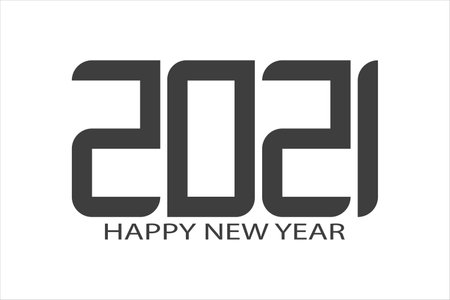 2021 new year. Happy new year. 2021 new year. Happy new year design. Colorful holiday background for calendar or web banner. 2021 celebration.のイラスト素材