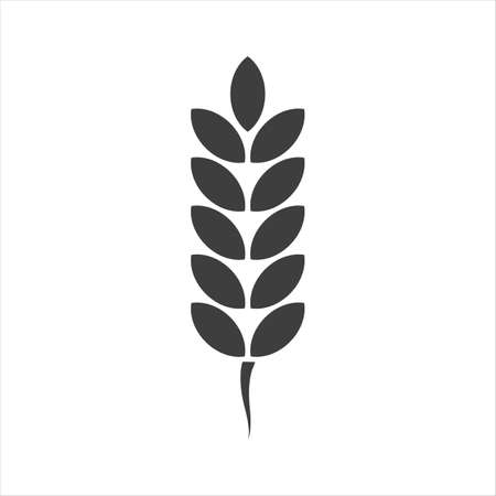 spikelet icon on white background.のイラスト素材