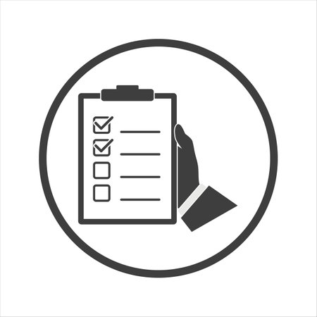 folder text icon on tablet on white background.のイラスト素材
