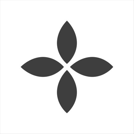 Flower icon. Flower icon in trendy flat style isolated on white backgroundのイラスト素材