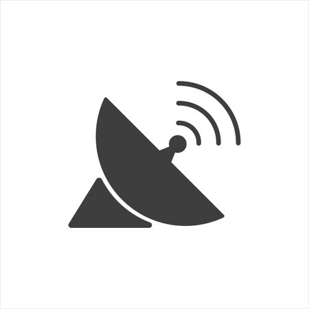 broadcast, transmitter antenna icon design vector illustrationのイラスト素材