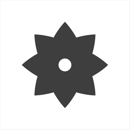 Flower icon. Flower icon in trendy flat style isolated on white backgroundのイラスト素材