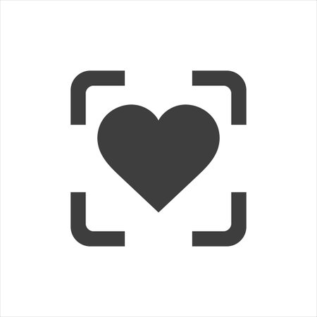 heart - vector icon on white background