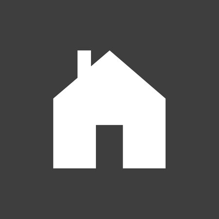 Home icon on a white background. Vector.のイラスト素材