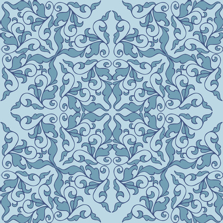 Vintage seamless pattern in classic style in soft retro colorsのイラスト素材