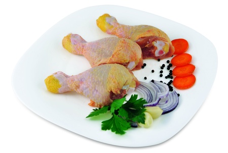 chicken drumsticksの写真素材
