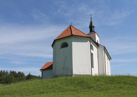 Old Slovenian churchの写真素材