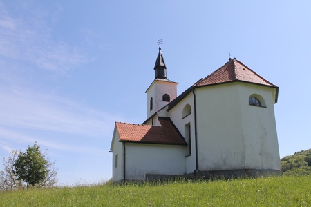 Old Slovenian churchの写真素材