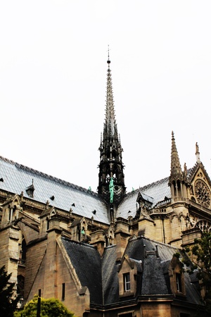 Notre Dame detailの写真素材
