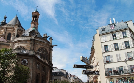 St. Eustache detailの写真素材