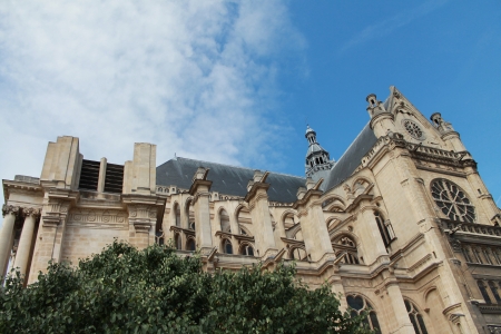 St. Eustache detailの写真素材
