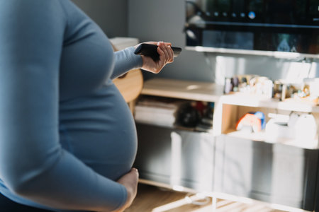 TV influence on pregnancy, childbirth. Television and Laptop Radiation During Pregnancy. Faceless...