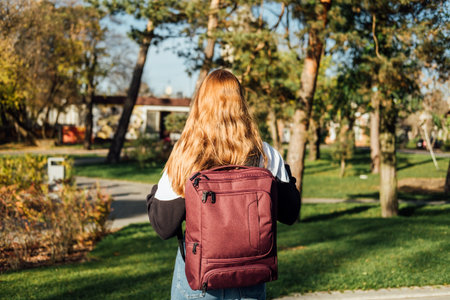 Students career choice and job preparedness. Career Decisions of University Students. Back view of...