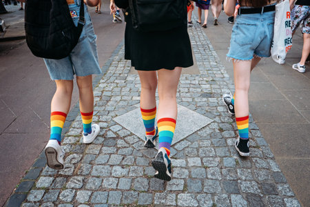 Sexual Orientation and Gender Identity. LGBT Youth. Coming Out of LGBTQ Teens. Faceless portrait of...