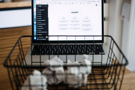 Creative Ways to Use ChatGPT by OpenAI. ChatGPT Prompts For Every Type Of Work. Screen with ChatGPT AI or artificial intelligence chat. Warsaw, Poland - May 02, 2023のeditorial素材
