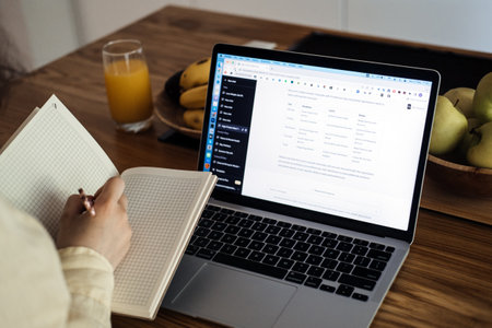 How to Create a Healthy Meal Plan, diet Using ChatGPT. Screen with ChatGPT AI or artificial intelligence chat with diet nutritious text. Warsaw, Poland - May 02, 2023のeditorial素材