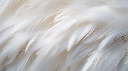 Soft Beige Feathers Close-up Texture background. Close-up of soft beige feathers, creating a gentle and soothing texture, ideal for backgrounds or calm themed designsの素材