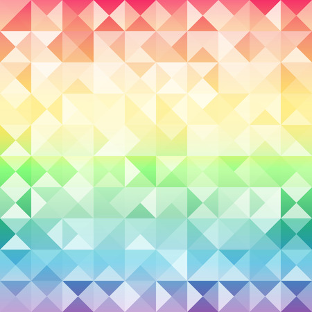 Vintage abstract seamless background from colored triangles のイラスト素材