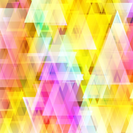Abstract colorful triangle background. Used mesh layers and transparency layers.のイラスト素材