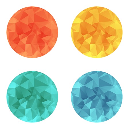 Vector design bright circle wrinkled elementsのイラスト素材