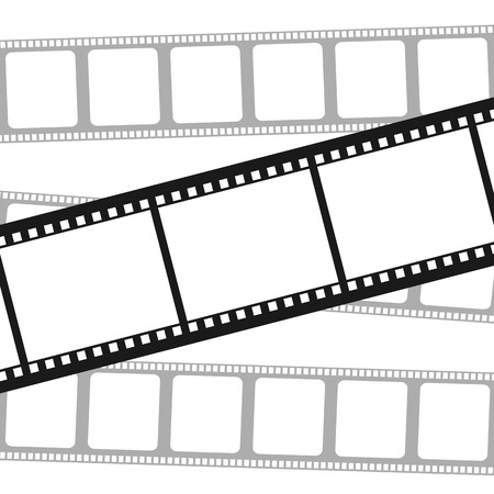 Film strip design text box vectorのイラスト素材