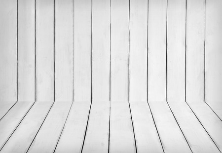 White wooden plank texture or backgroundの写真素材