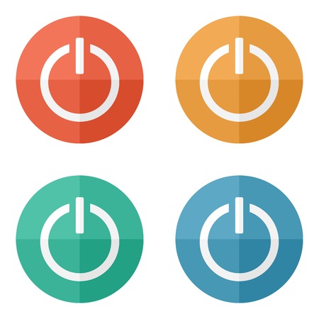 Start power button iconのイラスト素材