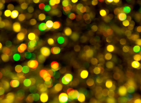 Abstract defocused bokeh lights background