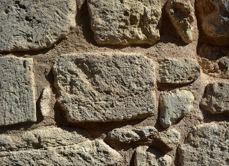 Stone wall textureの写真素材