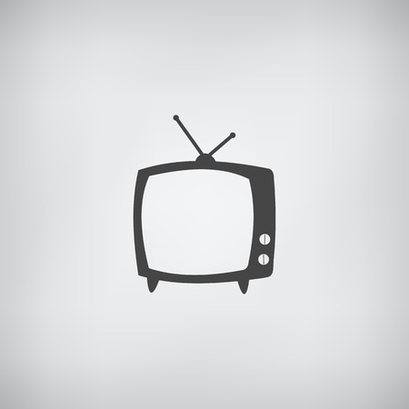 TV icon simple. Vector illustrationのイラスト素材