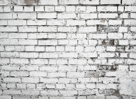 Old damaged brick wall background or textureの写真素材