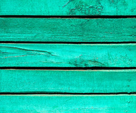 Green wooden old plank texture as background. Closeupの写真素材