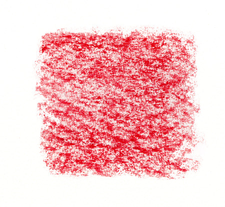 Grunge graphite red crayons pencil textured background isolatedの写真素材