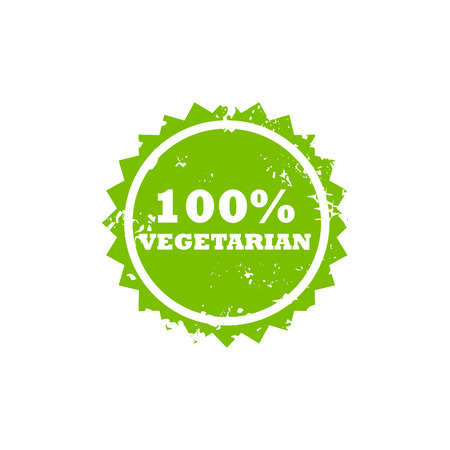 VEGETARIAN stamp sign vectorのイラスト素材
