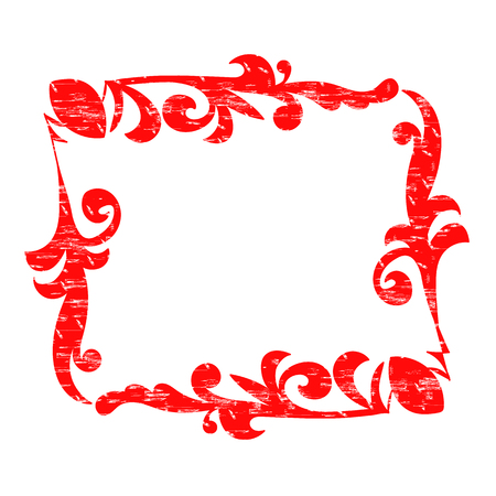 Vector grunge picture without textのイラスト素材