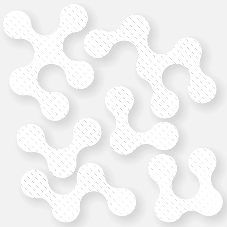 Decorative background seamless with curlsのイラスト素材