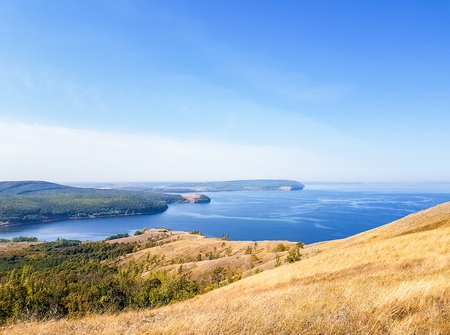 Beautiful landscape in sunny dayの写真素材