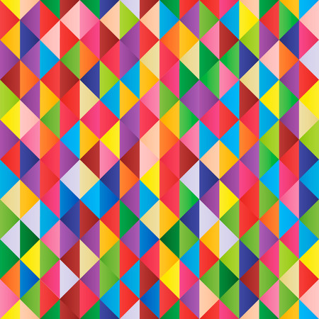 Abstract multi-colored geometric vector seamless backgroundのイラスト素材