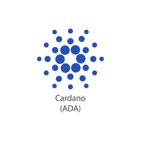 Cardano decentralized block chain Internet-of-things payments cryptocurrency vectorのイラスト素材