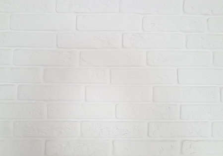White brick wall background for designの写真素材