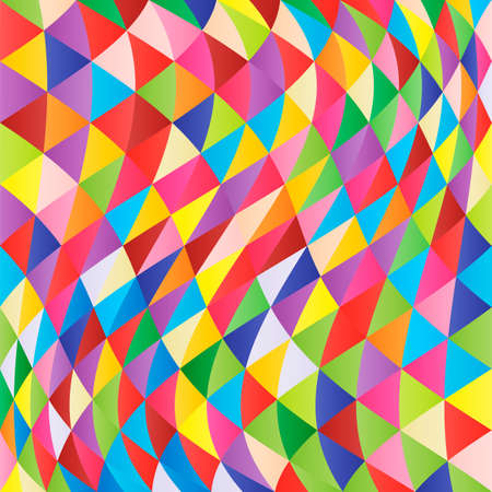 Abstract multi-colored geometric vector backgroundのイラスト素材