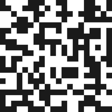 Qr code sample vector abstract icon isolated on white background.のイラスト素材