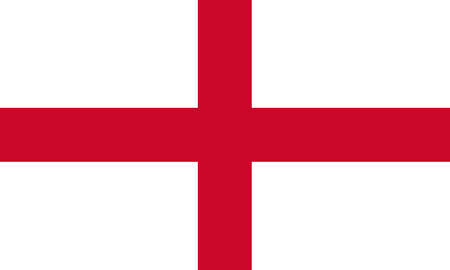 Original flag of England in official colors and correct proportionsのイラスト素材