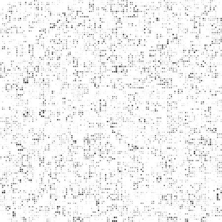 Black and white mosaic seamless pixel backgroundのイラスト素材