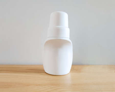 Roll-on antiperspirant deodorant container template without labelの写真素材