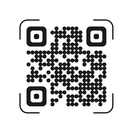 Qr code sample vector abstract icon vectorのイラスト素材