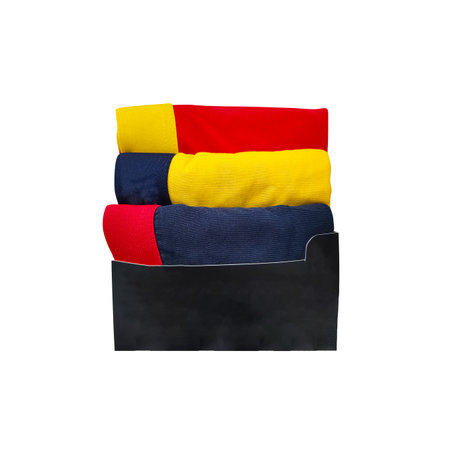 Male underwear - new colored set. Underpants for men.の写真素材