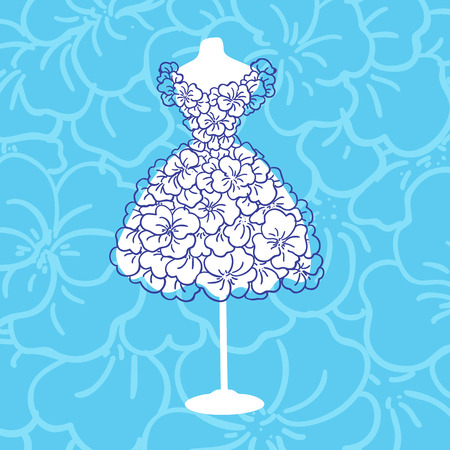 Dress mannequinsのイラスト素材